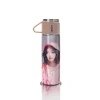 The original manufacturer of national trend, transparent lid, personalized 304 stainless steel heat transfer printing cups, flasks and bottles, photo and LOGO printing, insulated cups Specification image